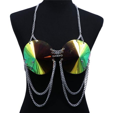 Western Fashion 14308 Acrylic Bra, Silver
