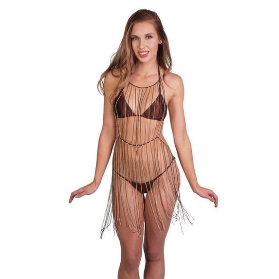 Western Fashion 14365 Body Chain, Two Tone