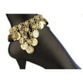 thumbnail image 1 of Western Fashion 1584 Belly Dancing Gypsy Anklet, Gold, 1 of 1