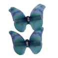 thumbnail image 1 of Western Fashion 18356-LLC Rainbow Butterfly Hair Clips, Blue & Purple, 1 of 1