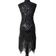 thumbnail image 1 of Western Fashion 2530-BLK-XL Flapper Art Deco, Black & Aurora Borealis - Extra Large, 1 of 1