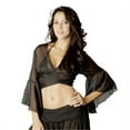 thumbnail image 1 of Western Fashion 2869-BLK Chiffon Choli Top, Black, 1 of 1