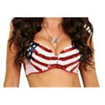 thumbnail image 1 of Western Fashion 3021-LXL Star & Stripes Bra Top, USA - Large & Extra Large, 1 of 7