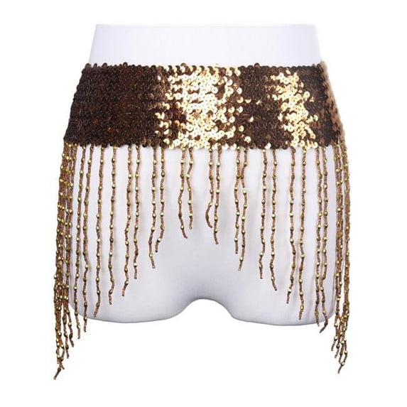 Western Fashion 566-CPR Sequin Stretchy Belt, Copper