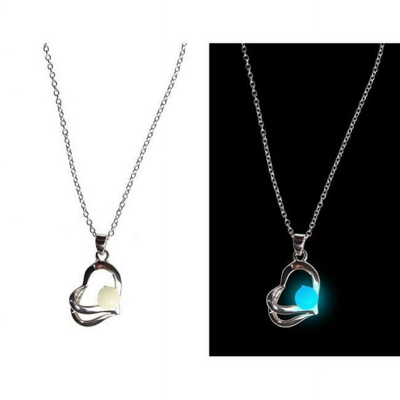 Western Fashion 68112-BLU Glow in the Dark Necklace, Blue
