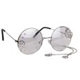 thumbnail image 1 of Western Fashion 69135-SIL Steampunk Glasses Spectacles with Gears, Silver, 1 of 1