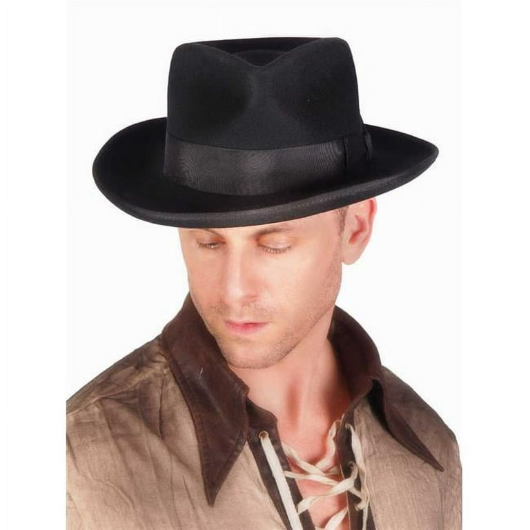 Western Fashion 69527-L 100 Percent Wool Felt Zoot Big Round Brim
