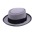 thumbnail image 1 of Western Fashion 69552-L 4 in. x 57 cm 100 Percent Wool Felt Top Hat, Lilac - Large, 1 of 1