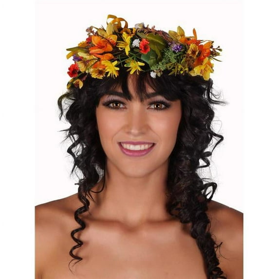 Western Fashion 70129 Floral Crown Headpiece, Multi Color