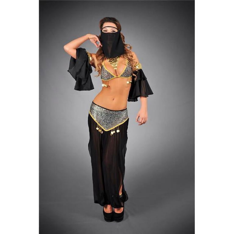 Western Fashion 8553-BLK-SMD Belly Dancer Set, Black - Small & Medium -  Walmart.com