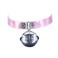 thumbnail image 1 of Western Fashion BZ127-PNK 0.5 x 16 in. Holographic Choker with 1.75 in. Bell, Pink, 1 of 1