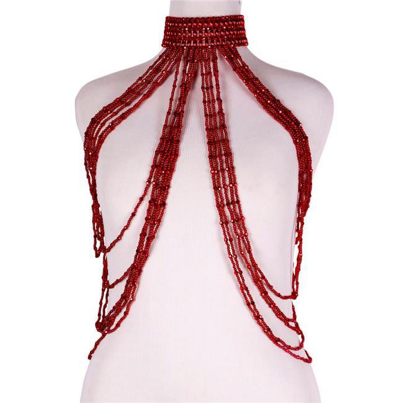 Western Fashion Inc. Body Chain Red 542 RED