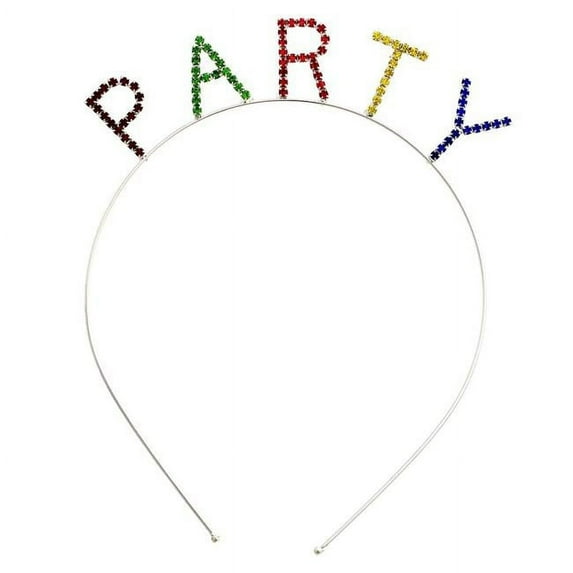 Western Fashion 71507-MLT Party Headband with Stones, Multi Color