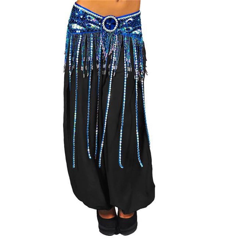 Sequin satin belt Cummerbund Waist 26”-31” belt Beaded Sequin Satin Festive  main image 4