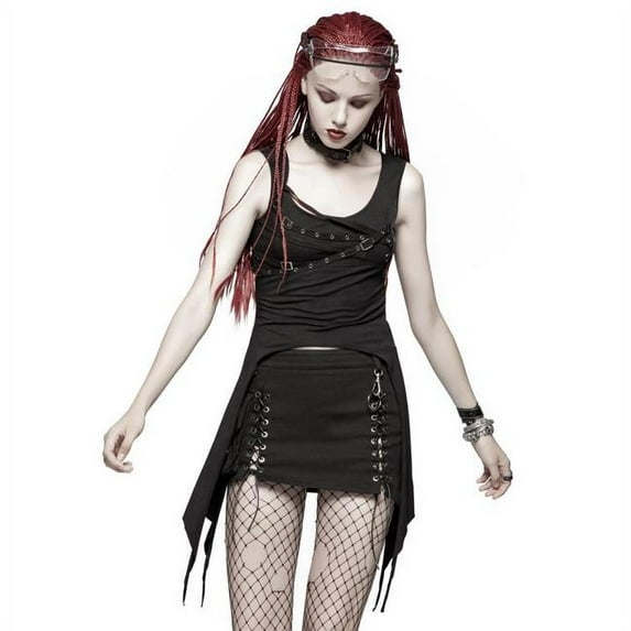 Western Fashion OT540-2XL Daily Punk Shirt, Black - 2XL