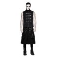 thumbnail image 1 of Western Fashion Q321-S Dark Series Metal Warrior Kilt Skirt, Black - Small, 1 of 1