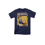 Western Girls Kick Ass! Funny Adult T-Shirt Tee