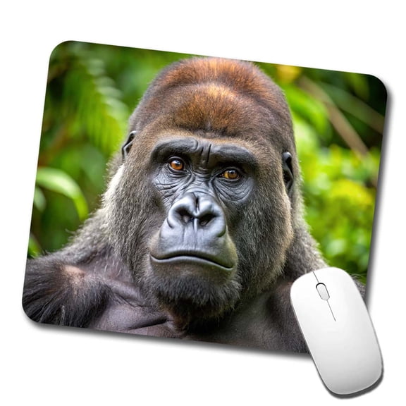Western Gorilla Ape Mouse Pad Low Profile Gaming Mat