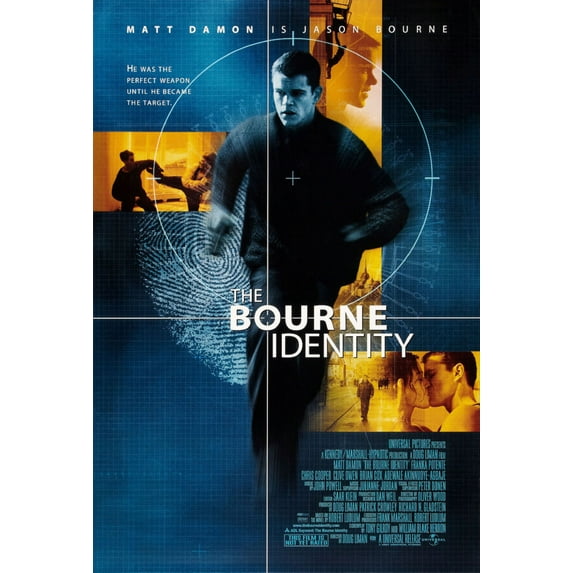 Western Graphic Bourne Identity The Poster 11inx17in Mini Poster 11x17 poster Color Category: Multi, Unframed, Ages: Adults