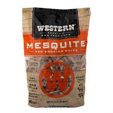 Western Grill Smoking Chips, Mesquite, 180-Cu. In. 1 Pack