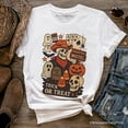 thumbnail image 1 of Western Halloween Skeleton T-Shirt, Haunted Motel Trick or Treat Tee, 1 of 6