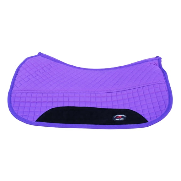 Western Horse SADDLE PAD 27X32  DOUBLE BACK FLEECE LINED PURPLE 39103