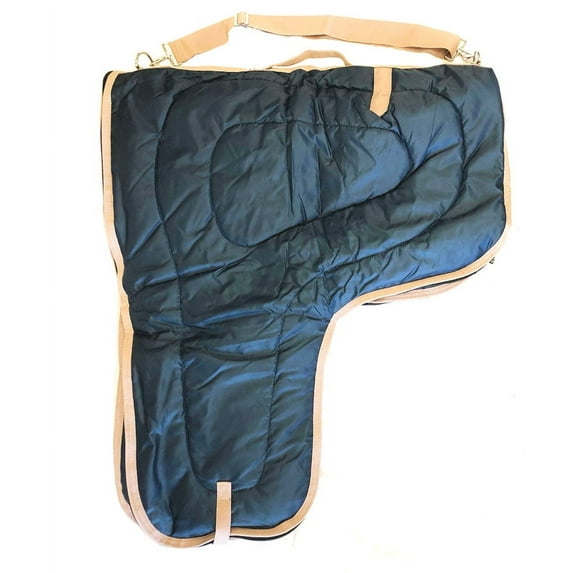 AJ Tack Western Padded Saddle Carrier Navy Blue