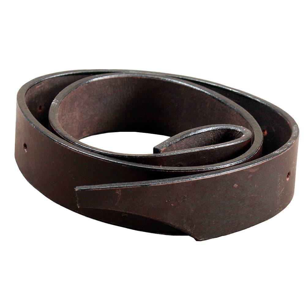 Sangle Latigo Cuir Pour Selle Western – Trous Réglables – Fabrication Inde