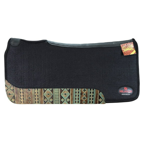 Western Horse Saddle Pad High Quality 100% Wool Felt Hilason