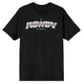 thumbnail image 1 of Western Howdy Men's Black Short Sleeve Crew Neck Tee-Medium, 1 of 7