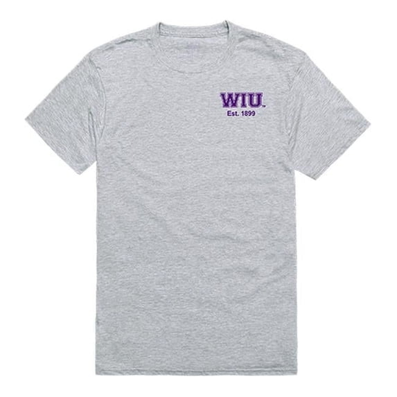 Western Illinois University Men Practice T-Shirt, Heather Grey - Small