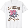 Western Keeper of the Gender Cowboy Boots Gender Reveal TShirt