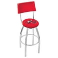 thumbnail image 1 of Western Kentucky 30 Inch L8C4 Chrome Bar Stool With Back, 1 of 7