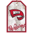 thumbnail image 1 of Western Kentucky Hilltoppers 11'' x 19'' Welcome Team Tag Sign, 1 of 1