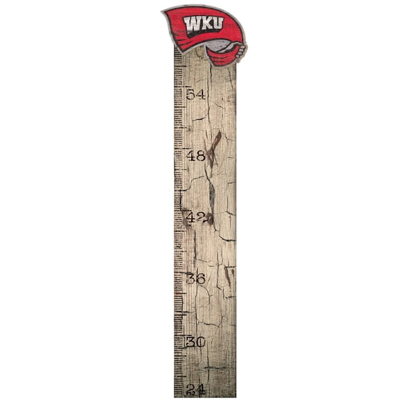 Western Kentucky Hilltoppers 6" x 36" Growth Chart Sign