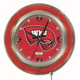 thumbnail image 1 of Western Kentucky University 15" Double Neon Wall Clock, 1 of 5