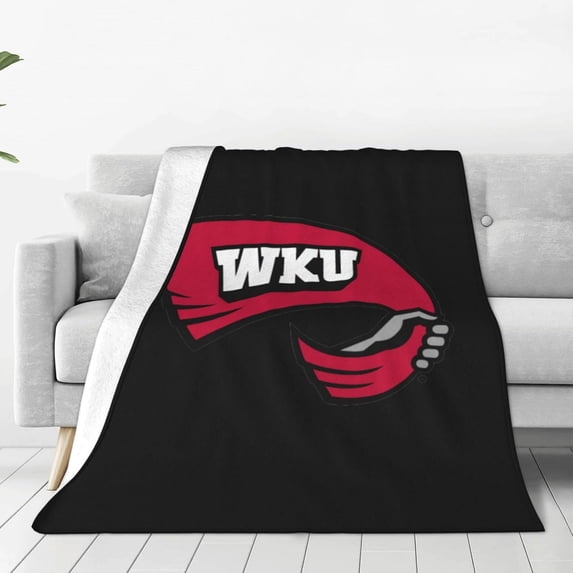 Western Kentucky University Blanket Large Luxury Fleece Soft Anti-Static Anti-Pilling Flannel Bed Blanket