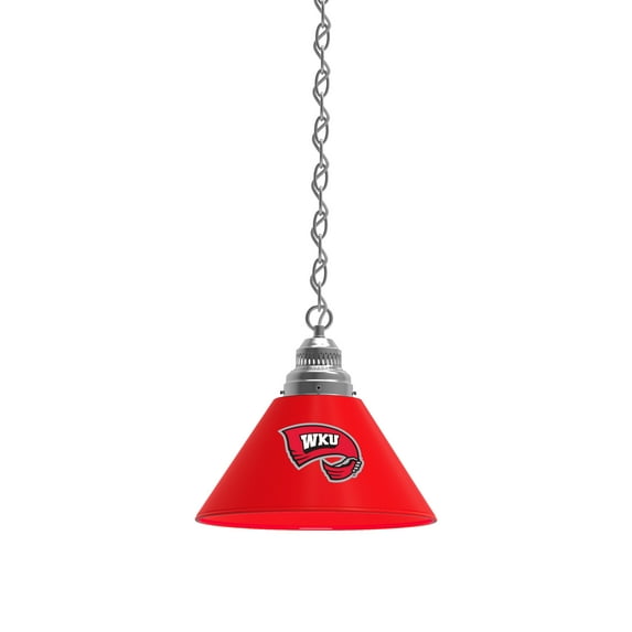 Western Kentucky University Pendant Light with Chrome FIxture
