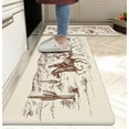 thumbnail image 1 of Western Kitchen Mat Rugs Set of 2 Aztec Anti Fatigue Non-Slip Kitchen mats For Floor Western Country Cactus Theme PVC Comfort Mat Floor Rugs Decor Office Front Door Sink 17.3x28+17.3x 47 inches, 1 of 6