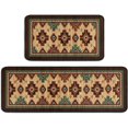 thumbnail image 1 of Western Kitchen Rugs and mats Set of 2, Non-Slip Washable Kitchen mats, Rustic Farmhouse Western Rug for Kitchen Front Sink, Laundry Room, Flooring, Home, Dining Room, 17x30+17x47 inch, 1 of 6