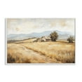 thumbnail image 1 of Stupell Industries Western Landscape Open Field White Framed Giclee Art, design by Petal Prints Design, 1 of 8