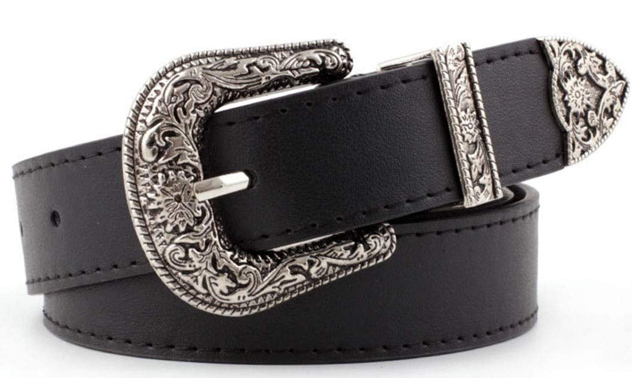 ベルト HOGAN Woman Belt Black KFWC00Q0100QVD B999 Wide Disc Belt For Women Disc Belt Western Style Exaggerated