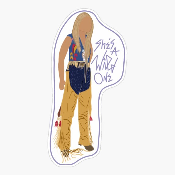 Western Lightning Character Inspired Sticker