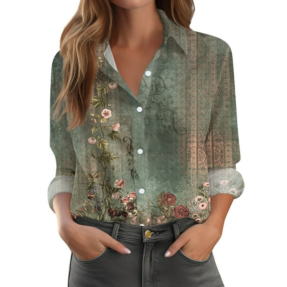 Western Long Sleeve Shirts for Women
