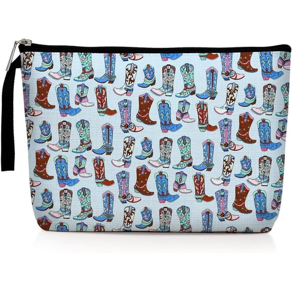 Western Makeup Bag Western Gifts for Women Cowgirl Gifts Boots Gifts Country Girl Gifts Western Stuff  Bag Birthday Gifts Cowgirl Boots Makeup Bag
