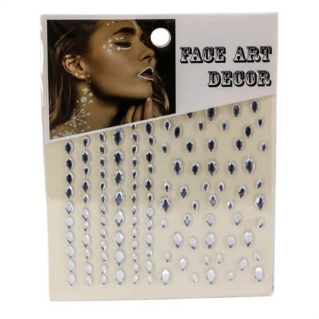 Western Mania 1146-CLR Bindis Face Gems, Clear