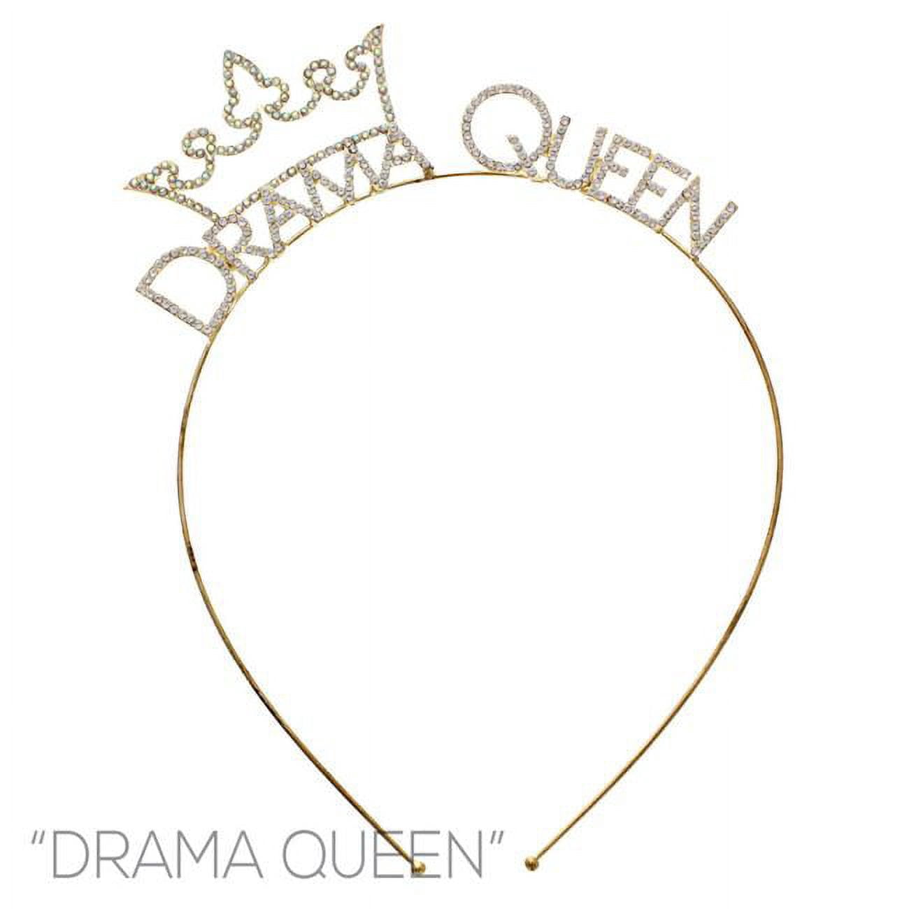 Western Mania 71667-S Drama Queen Crown Headband, Silver - Walmart.com