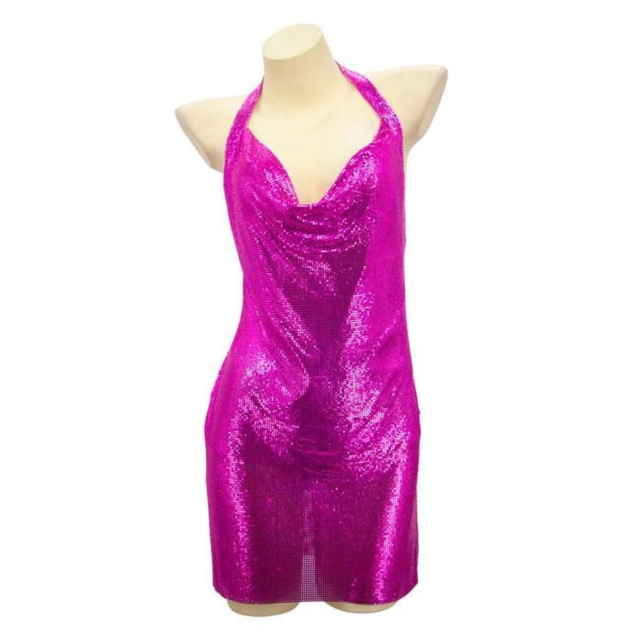 Western Mania 8502 Pink Metal Mesh Dress - Walmart.com