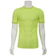thumbnail image 1 of Western Mania TT39-NY-M Punk Mesh T-Shirt, Neon Yellow - Medium, 1 of 1