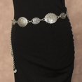 thumbnail image 1 of Western Metal Concho Belt for Women Cowgirl Chain Belts for Dresses Jeans Country Concert Outfit, 1 of 6